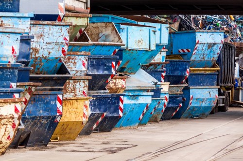 Illustration of skip placement in Hornsey