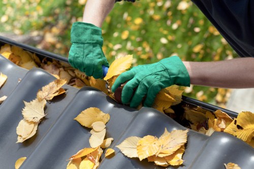 Safe, correctly sited skip on a residential street